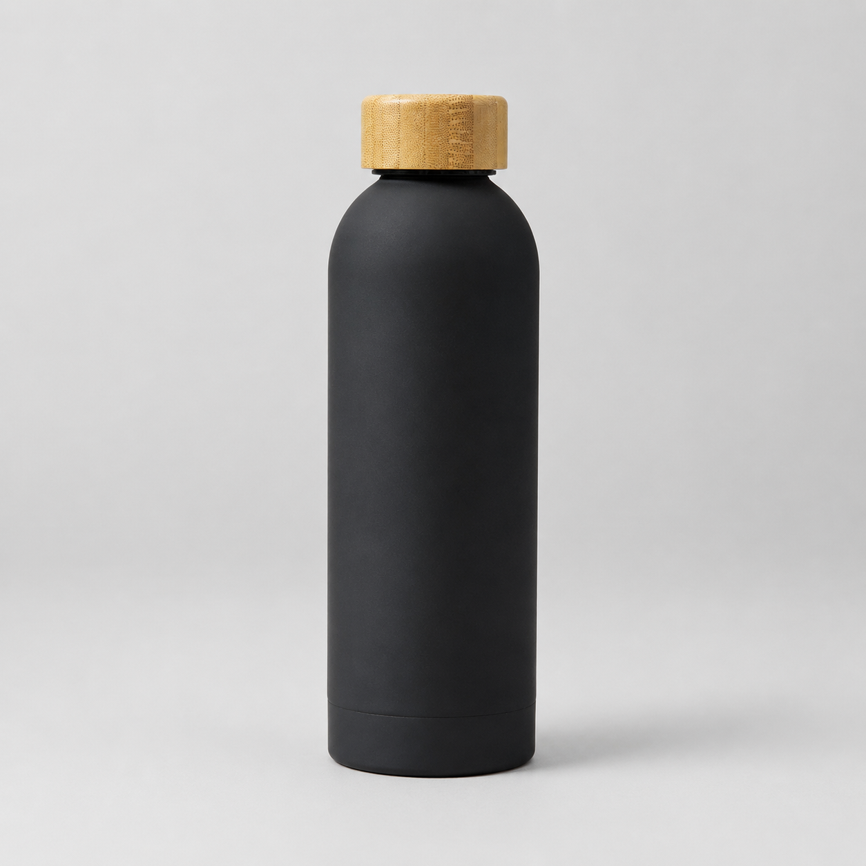 Bamboo Cap Insulated Water Bottle - 500ml