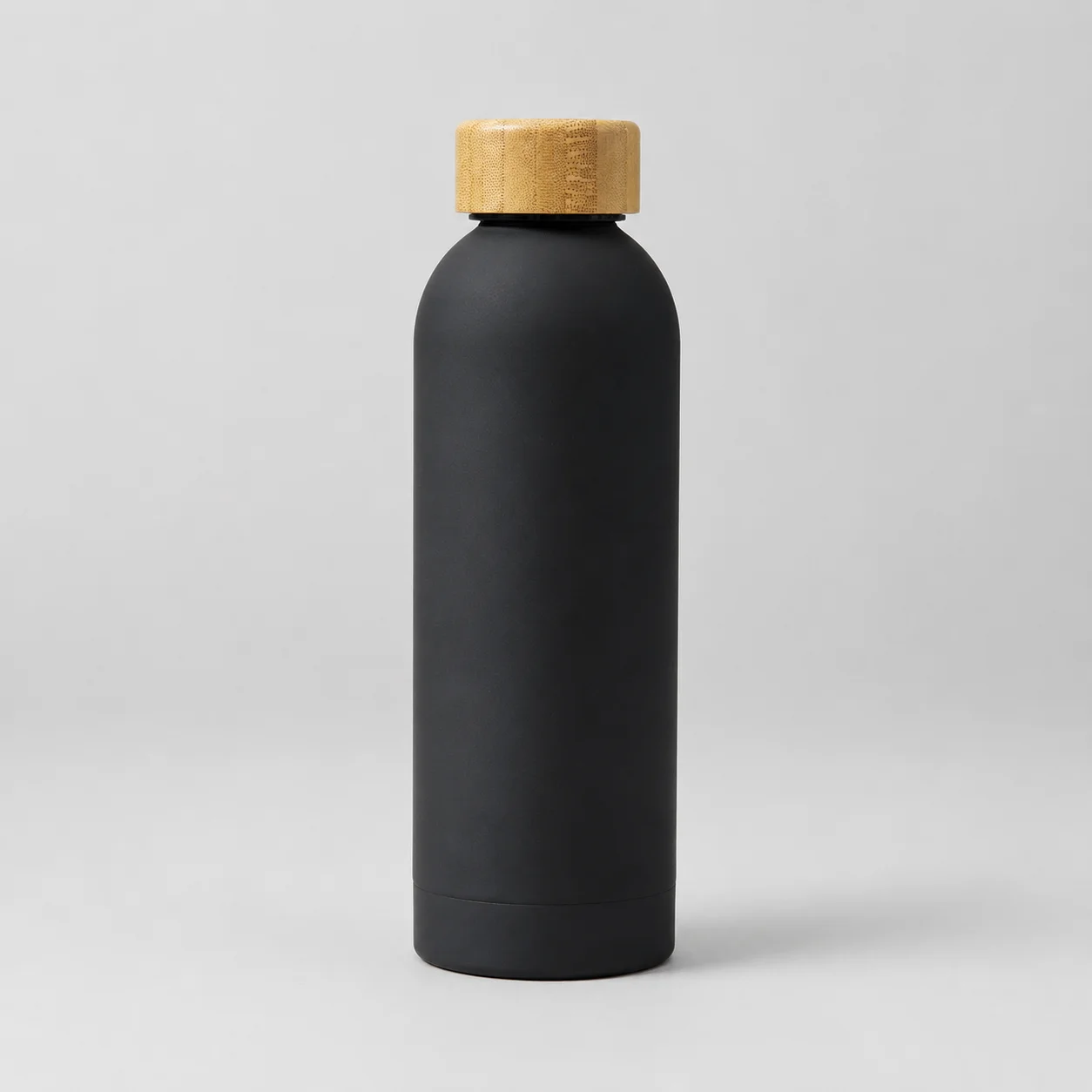 Bamboo Cap Insulated Water Bottle - 500ml
